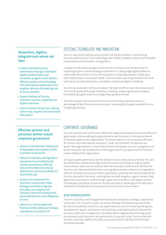 tourism business plan australia tourism plan